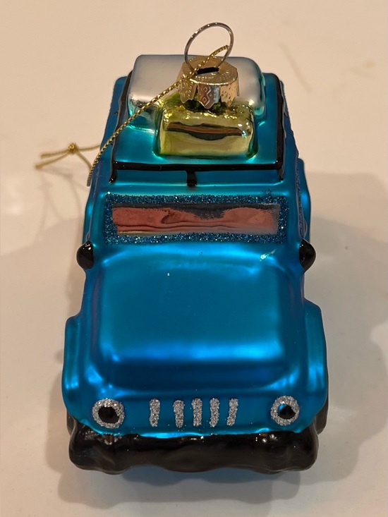 Jeep Christmas Ornament | OS | Blue - Picture 2 of 7